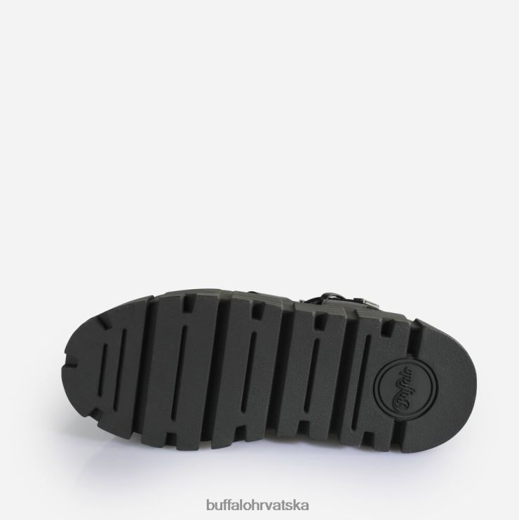 crno Buffalo ava fisher sandale s platformom veganske |sandale TDD6T572